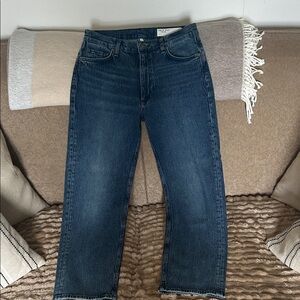 rag & bone Deep Blue Straight Leg Jeans